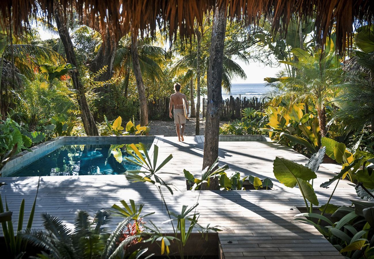 Villa in Nosara - Truly Beachfront Villa with Ocean Views, Sleeps 11